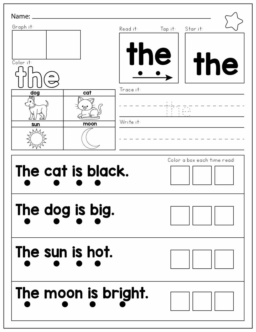 Sight Words Science of Reading